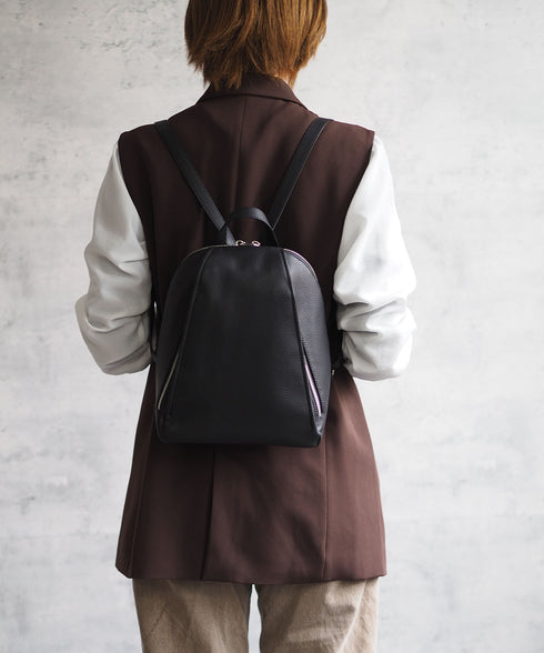 【雑誌掲載・ショップチャンネルOA商品】レザー 軽量 ミニリュック 18-1196